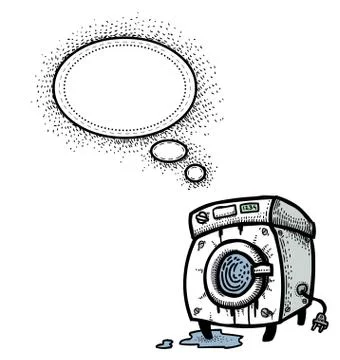 Washing machine-100 Stock Illustration