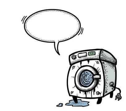 Washing machine-100 Stock Illustration