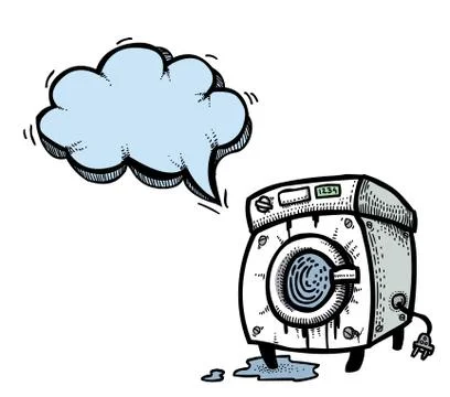 Washing machine-100 Stock Illustration