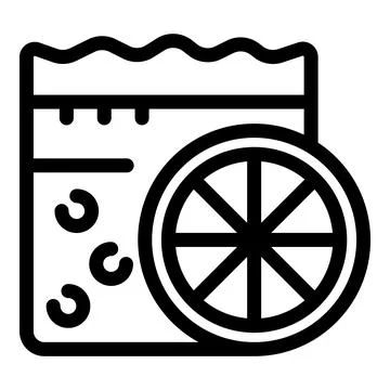 Washing machine adding orange icon laundry service Stockillustratie