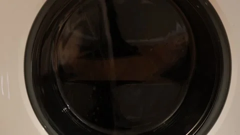 Washing Machine Adding Water to the Load  Stock Footage 249356943