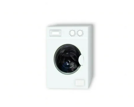 Washing machine. With alpha matte. 스톡 동영상 75740