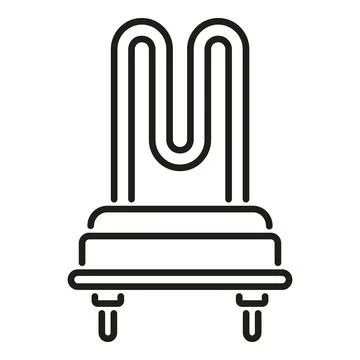 Washing machine boiler fix icon outline vector. Repair service Stock Illustration