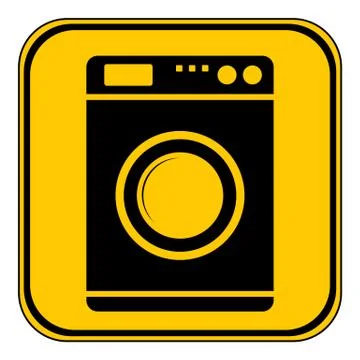 Washing machine button. Stock Illustration