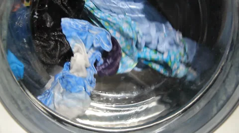 Washing machine close up Stock Footage 36016416