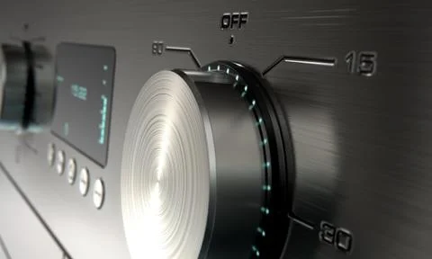 Washing machine dials closeups Иллюстрация