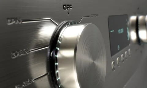 Washing machine dials closeups Stock Illustration