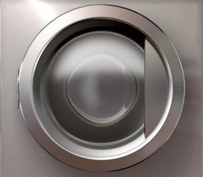 Washing machine door Stock Illustration