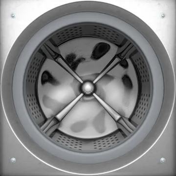 Washing Machine Drum Illustrazione stock