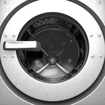 Washing Machine Drum Illustrazione stock