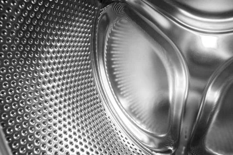 Washing machine drum Foto stock