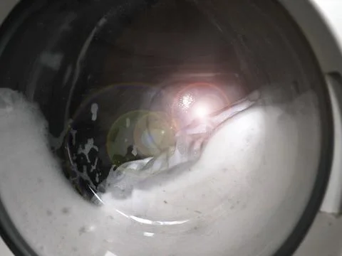 Washing machine drum 스톡 사진