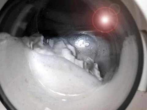 Washing machine drum 스톡 사진