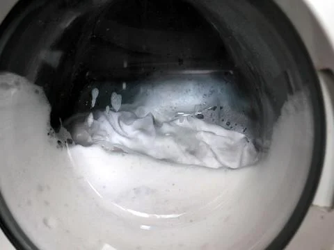 Washing machine drum 스톡 사진