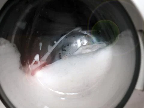 Washing machine drum 스톡 사진