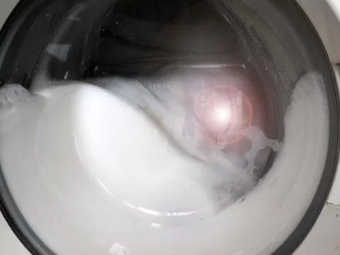 Washing machine drum 스톡 사진