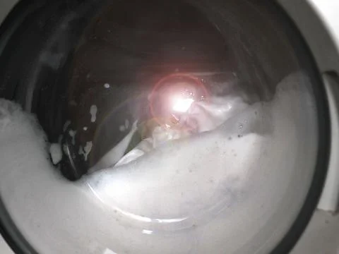 Washing machine drum 스톡 사진