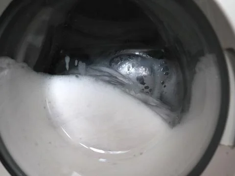 Washing machine drum 스톡 사진