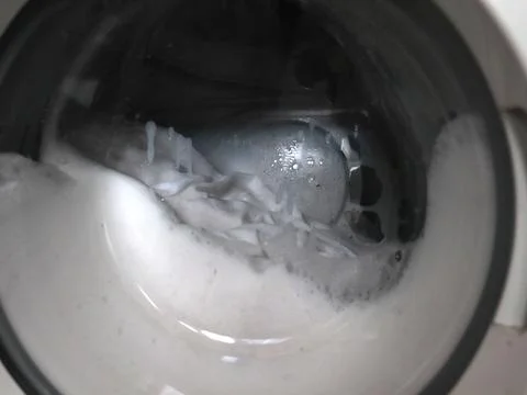 Washing machine drum 스톡 사진