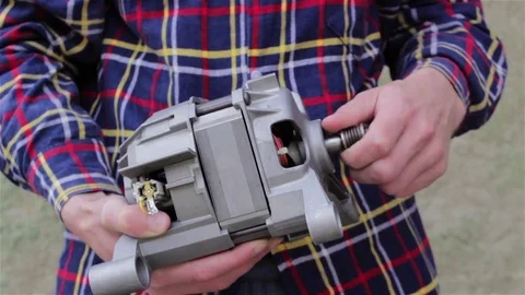 Washing machine engine Video stock 77842689