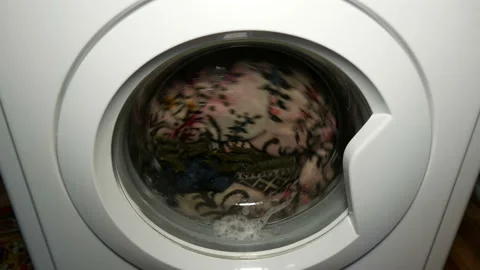 Washing machine. Stock Footage 166703074