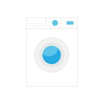 Washing machine icon. Housework laundry illustration Illustrazione stock