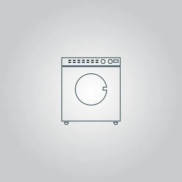 Washing machine icon Stockillustratie