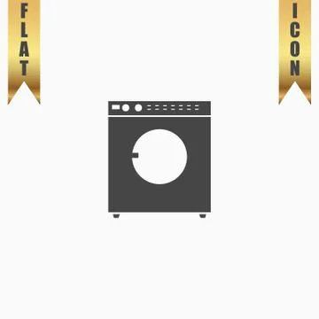 Washing machine icon Stock Illustration
