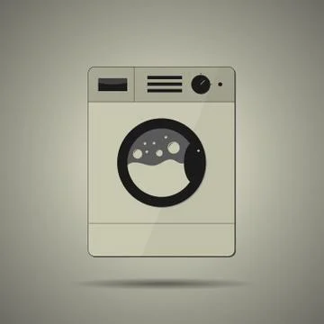 Washing machine icon Stock Illustration