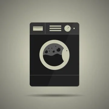 Washing machine icon Stock Illustration