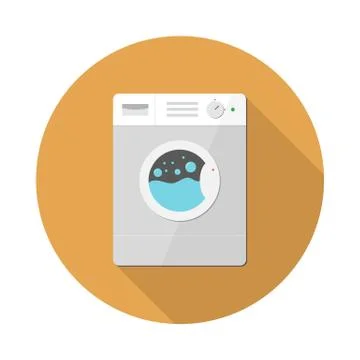 Washing machine icon Stock Illustration