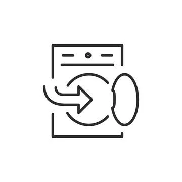 Washing Machine Icon Stock Illustration