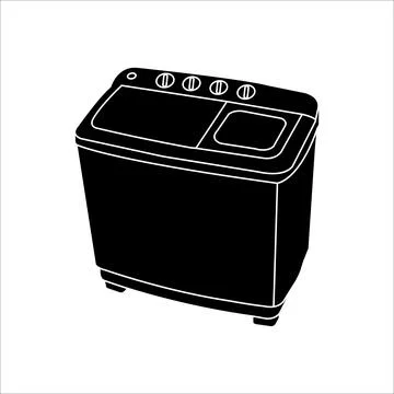 Washing machine icon Stock Illustration