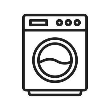 Washing Machine icon image. Stock Illustration