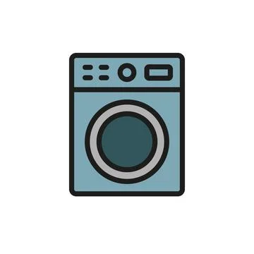 Washing machine icon vector design templates simple and modern Stock Illustration