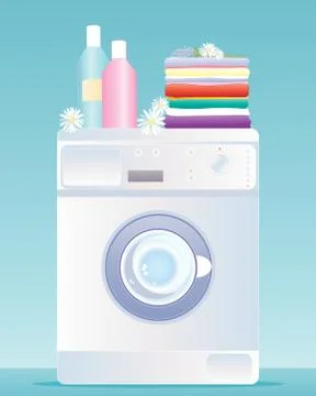 Washing machine Stock Illustration