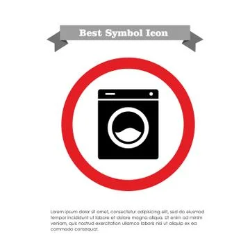 Washing machine Stock-Illustration