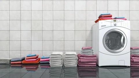 Washing machine Stock Illustration