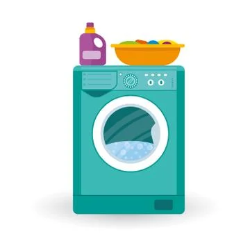 Washing machine Stock Illustration