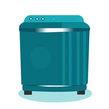Washing Machine illustration. Stockillustratie