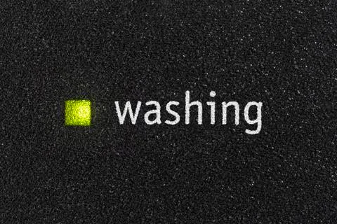 Washing Machine Indicator Light Macro Stock Photos