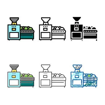 Washing machine olive color multipack icon vector Stock Illustration