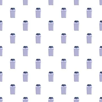 Washing machine pattern seamless background with laundry concept Stock Illustration