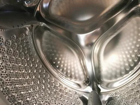 Washing machine in perspective. Stock Photos