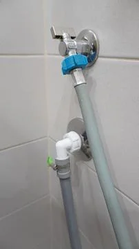 Washing machine pipes. Stock Photos