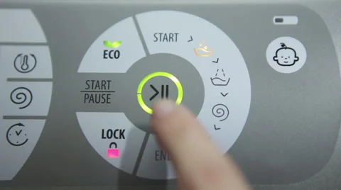 A washing machine. Press "Pause" Stock Footage 47813807