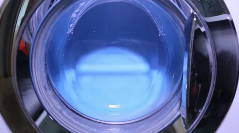 Washing machine presses Stock Footage 42695866