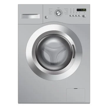 Washing machine, realistic vector illustration Stock Illustration