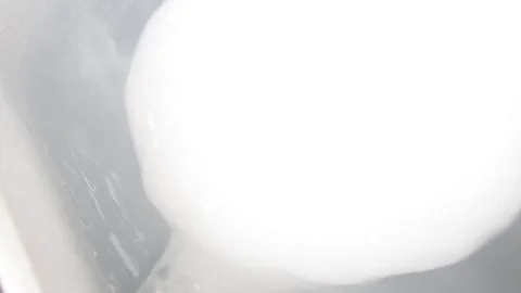 Washing machine running Stock Footage 77596061