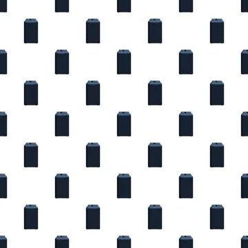Washing machine seamless pattern for laundry and housework themes Stock Illustration